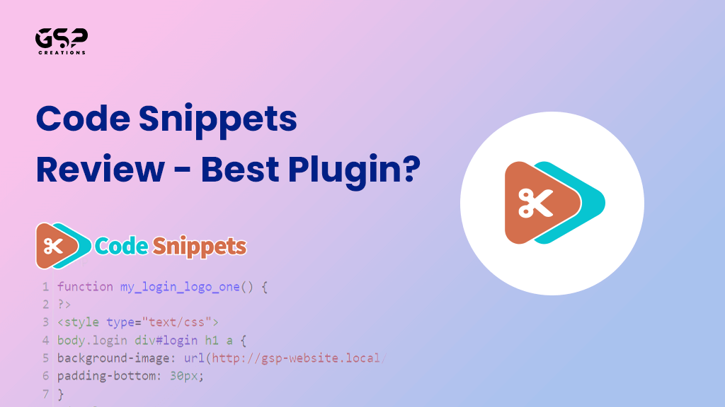 code snippets review gsp creations